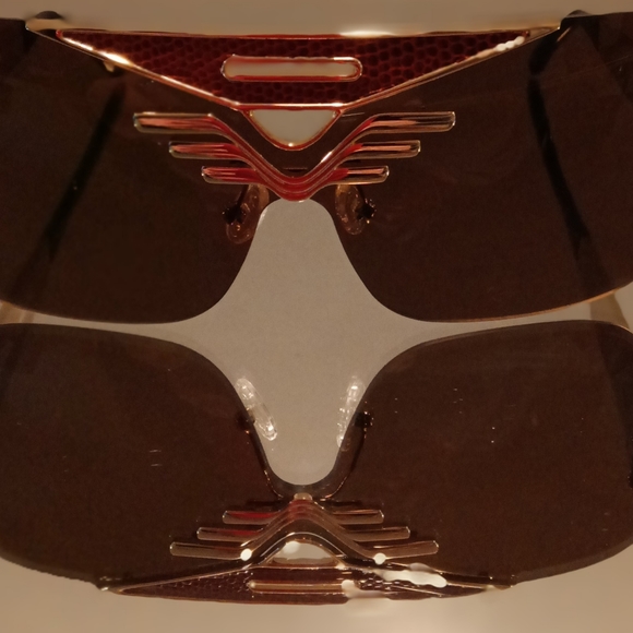 David Ford "Eve" snakeskin collection sunglasses - Picture 4 of 5